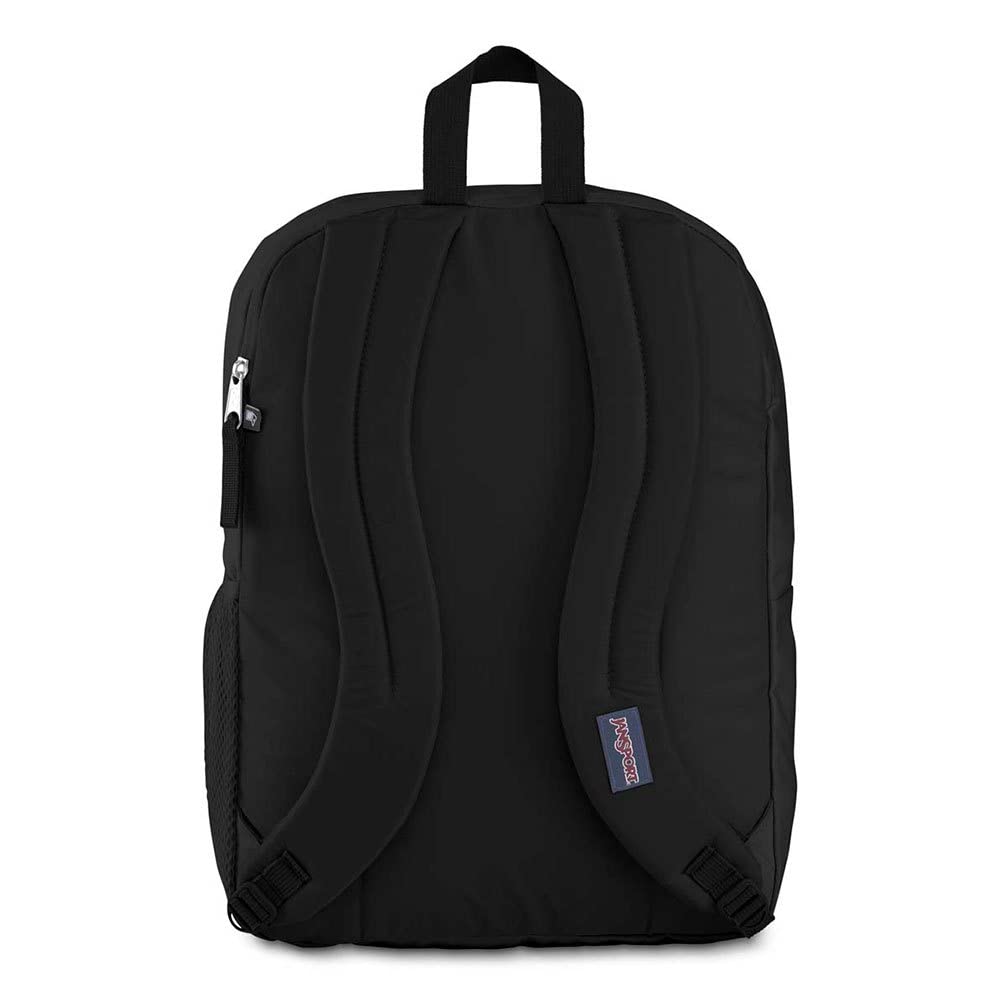 JANSPORT BIG STUDENT Large Backpack, 15 inch laptop compartment, Black (Black)