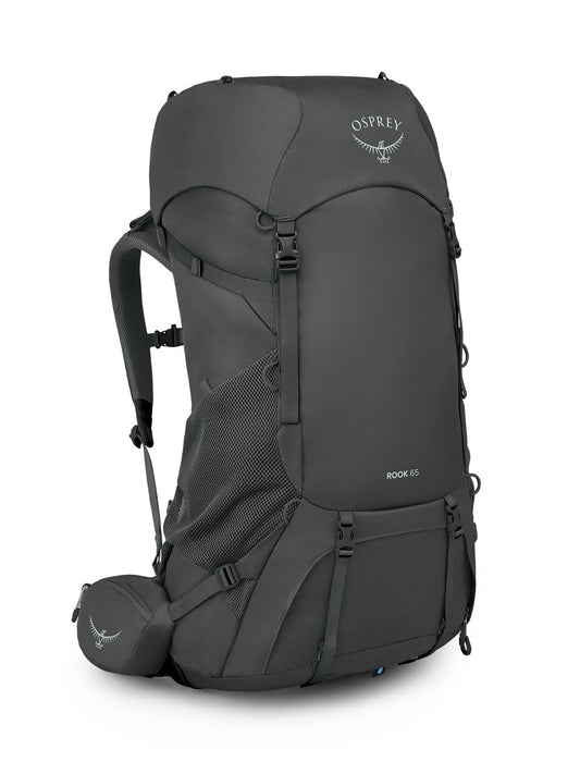 Osprey Rook Men's Backpack, 65L, Dark Charcoal/Silver Lining, O/S