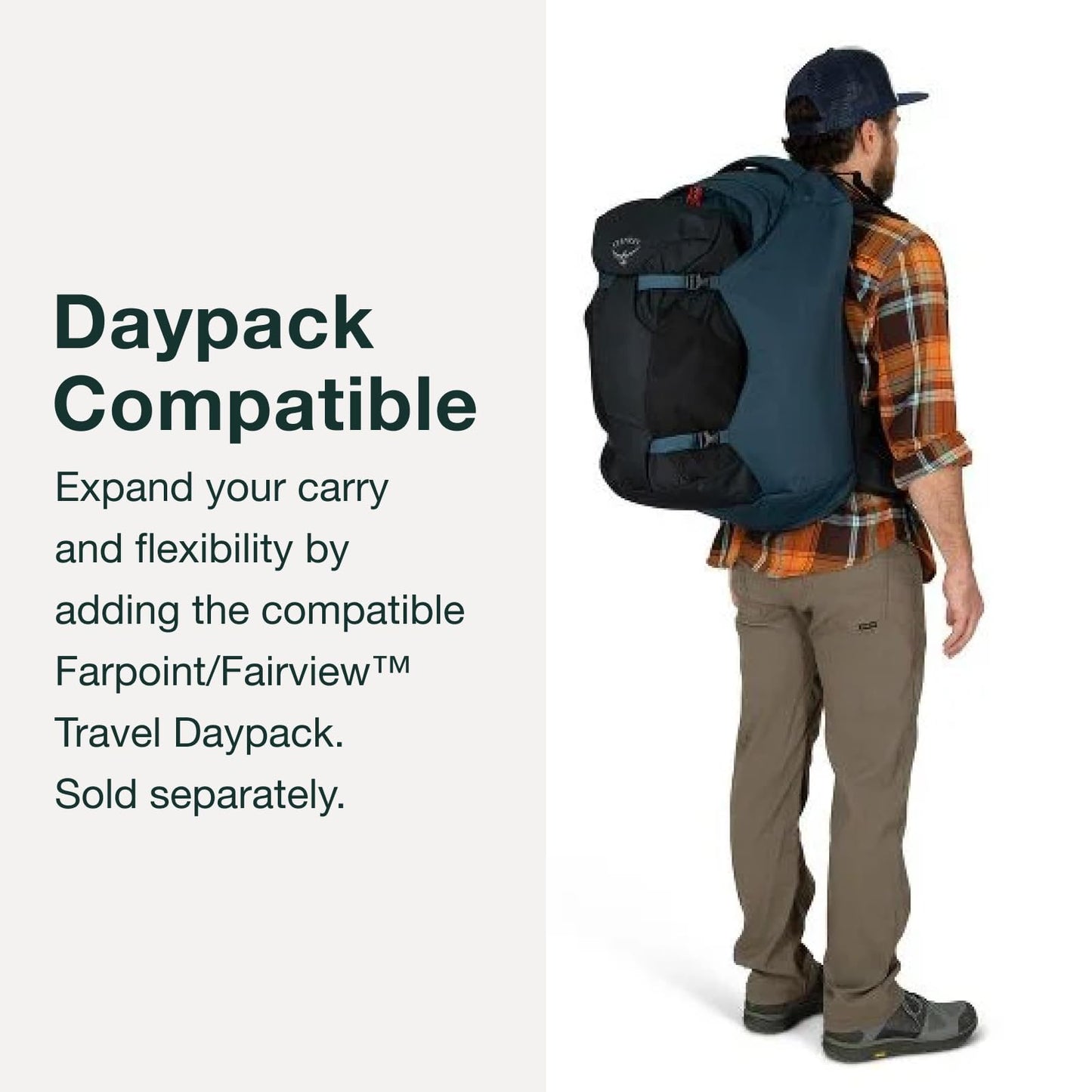 Osprey Farpoint Men's Travel Pack, 40L, Gopher Green, O/S