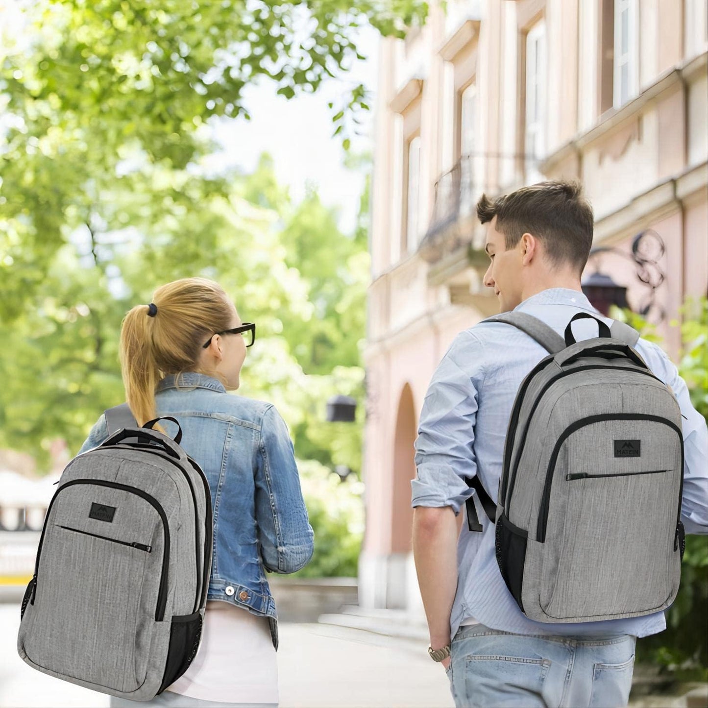 MATEIN Travel Laptop Backpack - Anti-Theft & Water Resistant with USB Charging Port