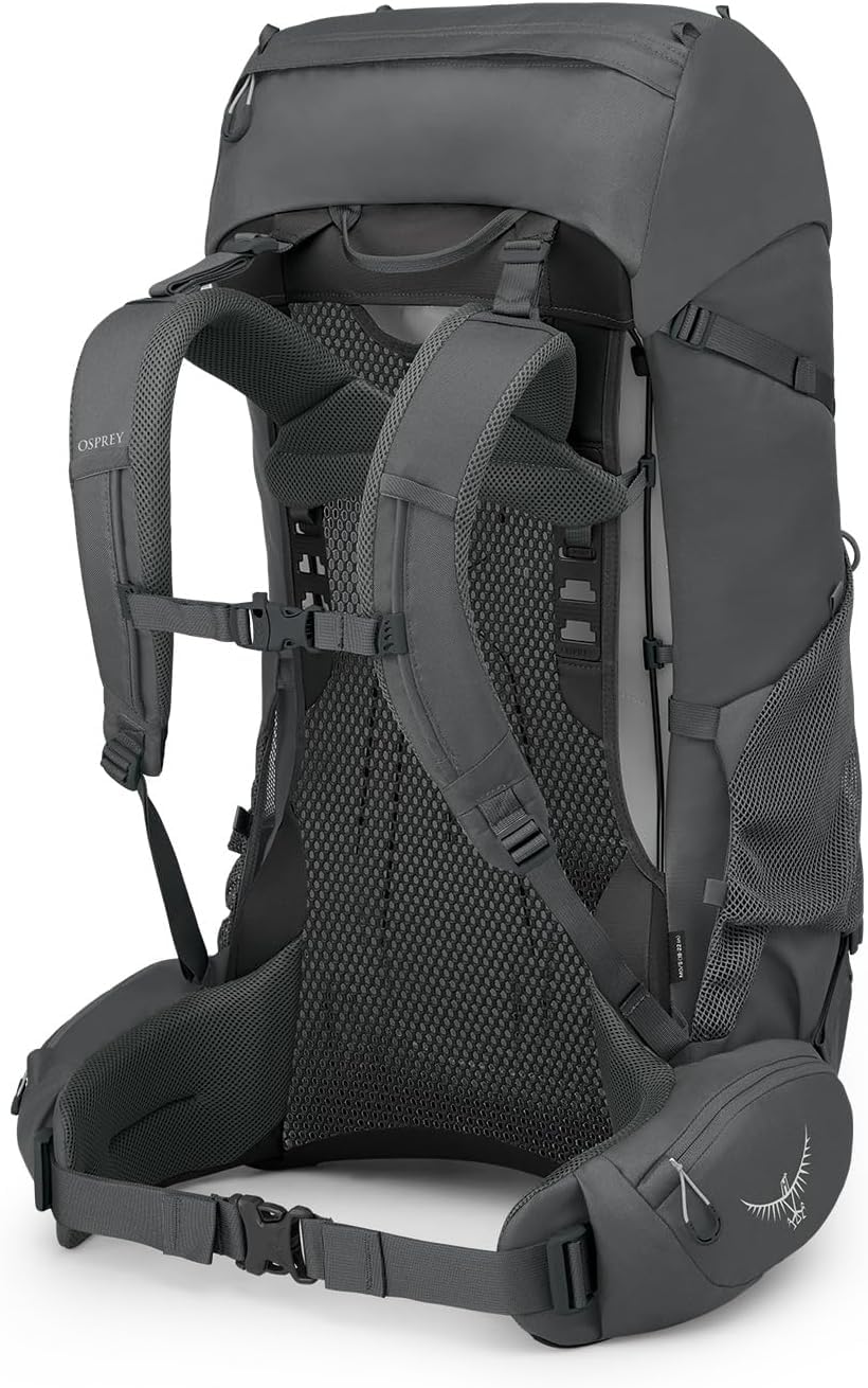 Osprey Rook Men's Backpack, 65L, Dark Charcoal/Silver Lining, O/S