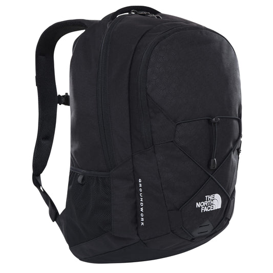 THE NORTH FACE - Groundwork Backpack - with Laptop Sleeve Padded Back Panel - Reflective Backpack for School and Work - TNF Black, 30L