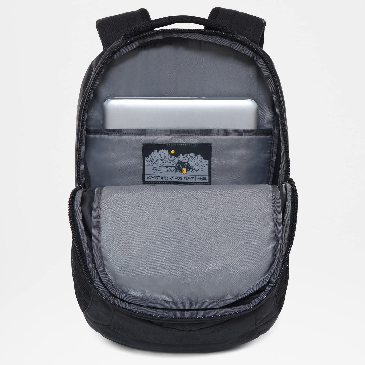 THE NORTH FACE - Connector Unisex Backpack - Backpack with Laptop Sleeve & Padded Back Panel for School, Work or Travel - TNF Black