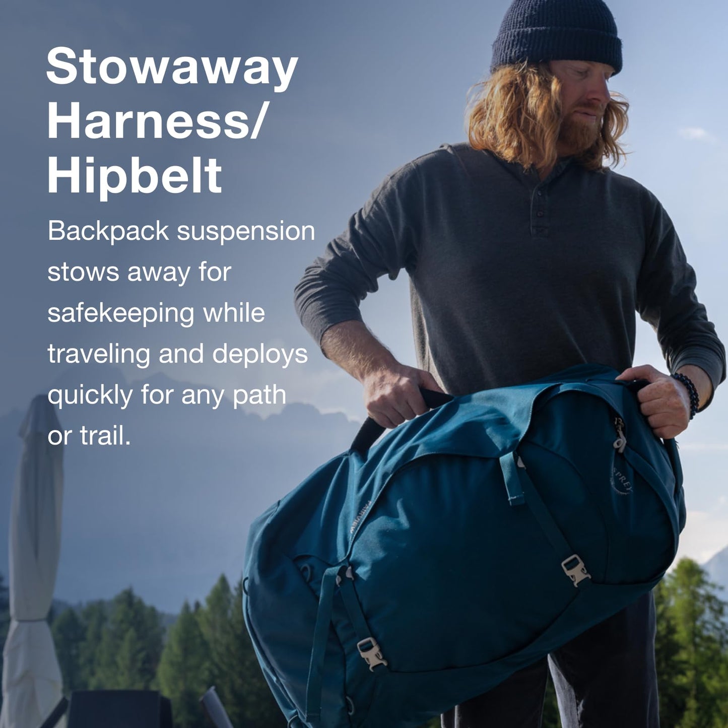 Osprey Fairview Women's Travel Pack, 70L, Night Jungle Blue, O/S